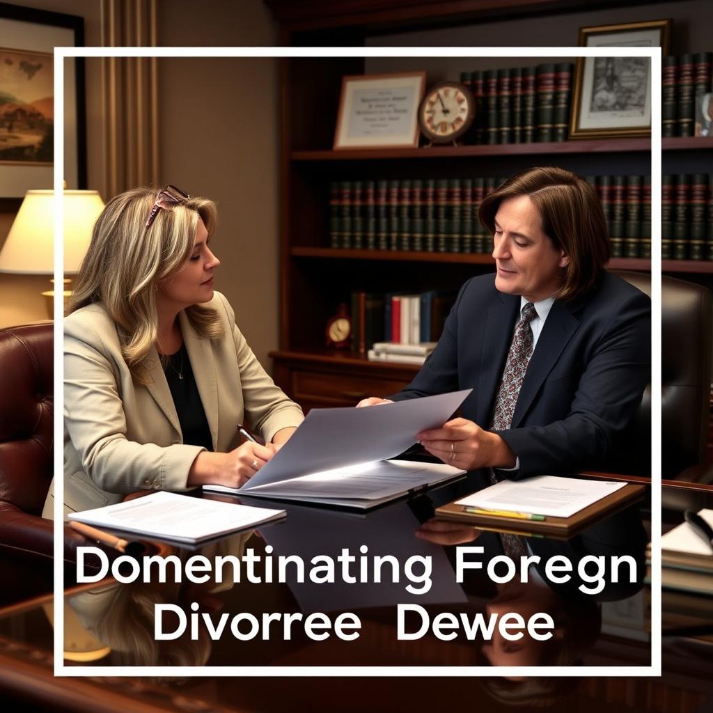 Domesticating Foreign Divorce Decree Lawyer Caroline County